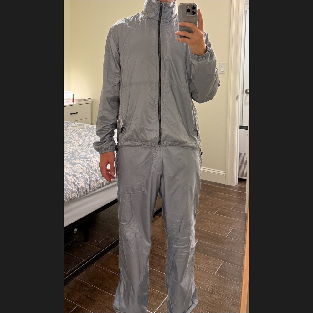 Zegna Windproof Grey Tracksuit